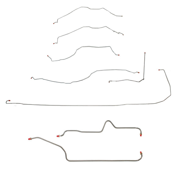 CBK0217SS- 00-02 GM 1500 SUV 4wd 119wb Complete Brake Line Kit; Stainless - SSTubes