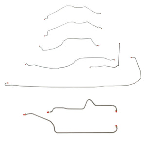 CBK0218SS- 00-02 GM 1500 SUV 4wd 130wb Complete Brake Line Kit; Stainless - SSTubes