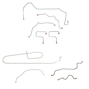 CBK0228SS - 01-05 Blazer/Jimmy, non-ZR2, 4WD, 4 Door; Complete Brake Line Kit; Stainless - SSTubes