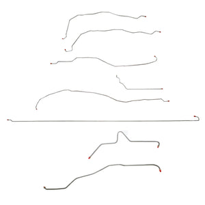 CBK0255OM- 01-07 GM 2500HD, 6.0 V8, Ext Cab/Long Bed; Complete Brake Line Kit; Steel - SSTubes