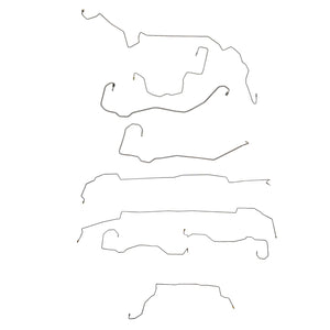 CBK0698OM - 11-14 Ford Mustang; Complete Brake Line Kit; Steel - SSTubes