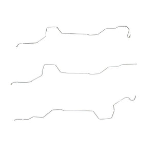 CGL9704SS- 97-03 Chevy Malibu, 97-99 Oldsmobile Cutlass, 99-04 Olds Alero, 99-05 Pontiac Grand Am, Complete Fuel Line Kit; Stainless - SSTubes