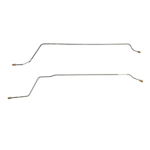 CRA6403OM- 64-67 Chevy Chevelle, Malibu, El Camino; 2pc Rear Axle Brake Lines; Steel - SSTubes