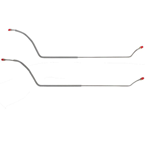 CRA6803OM- 68-72 Chevy Chevelle, Malibu, Monte Carlo, El Camino, 2pc Rear Axle Brake Lines; Steel - SSTubes