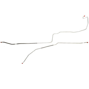 FIN6802SS- 68 Chevy Camaro/ Pontiac Firebird, 2pc Intermediate Brake Line; Stainless - SSTubes