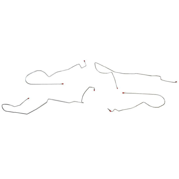 FIN9504SS- 95-97 Camaro/Trans Am; Traction Control; Intermediate Brake Line Kit; Stainless - SSTubes