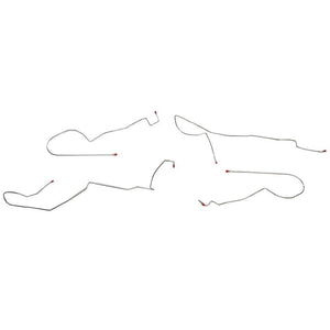 FIN9804OM- 98-02 Firebird/ Trans AM, 98-02 Camaro, Intermediate Brake Line w/ Traction Control; Steel - SSTubes