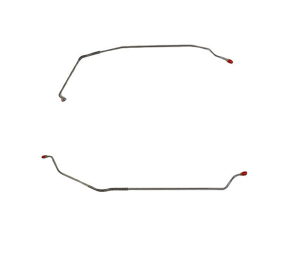 FRA6703OM- 67 Pontiac Firebird, Rear Axle Brake Lines, 2pc; Steel - SSTubes