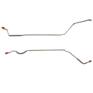 FRA6803OM- 68 Pontiac Firebird, Rear Axle Brake Lines, 2pc; Steel - SSTubes