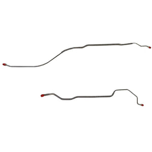 FRA6805OM- 68 Chevy Camaro/ Chevy II/Nova, w/ Multi-Leaf Rear Spring, Rear Axle Brake Line Set; Steel - SSTubes