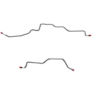 FRA9801SS- 98-02 Camaro 98-02 Firebird/Trans AM No Traction Control Rear Axle Brake Line; Stainless - SSTubes