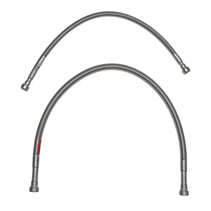 FTH0001 - 01-10 GM 2500HD/3500, 6.6L Duramax Diesel, Fuel Tank Hoses, Pair, Stainless - SSTubes