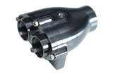 Billet Y Manifold Single -16 ORB female to Dual -12 ORB