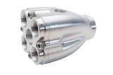 Billet Y Manifold Single -16 ORB to (4)-8 ORB