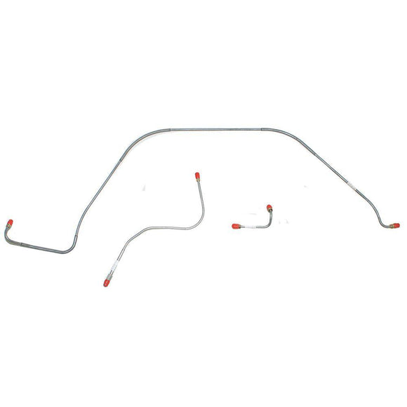 GKT5201OM - 52-54 Ford Full Size; Front Brake Line Kit; Steel - SSTubes