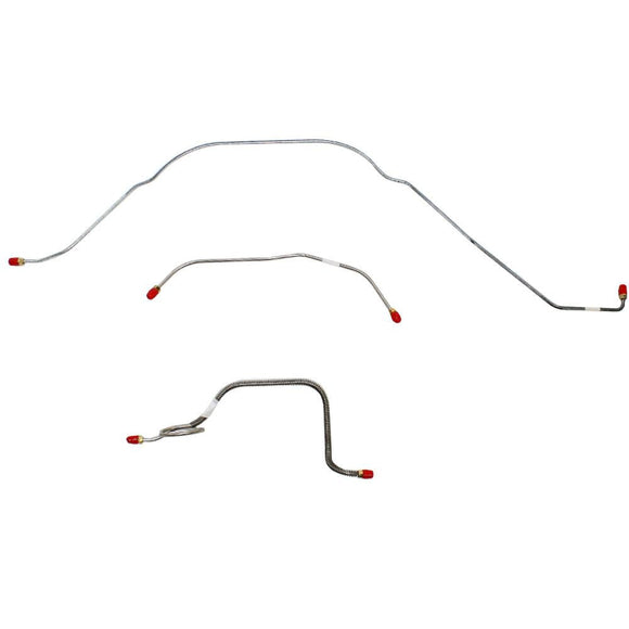 GKT6001SS- 60 Galaxie Front Brake Line Set; Stainless - SSTubes