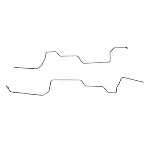 GTC6501SS- 65 Ford Galaxie, SBF w/C4 Transmission, 2pc Transmission Cooler Line Set; Stainless - SSTubes