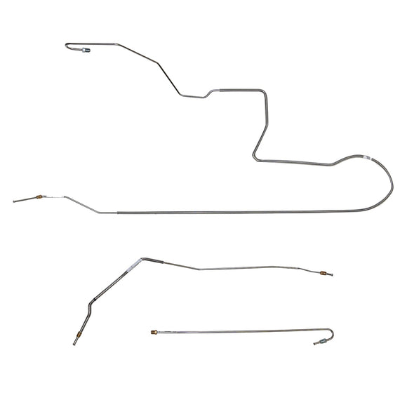 HIN0001SS- 00-04 Honda Insight; Driver Side 3pc; Intermediate Brake Line; Stainless - SSTubes