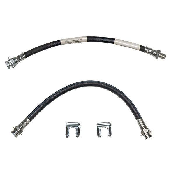 HSK0030OM - 66 Mopar B-Body, w/ 8 3/4 Inch Rear Axle Brake Hose Kit; Rubber - SSTubes