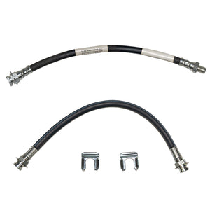 HSK0030SS - 66 Mopar B-Body, w/ 8 3/4 Inch Rear Axle Brake Hose Kit; Braided Stainless - SSTubes