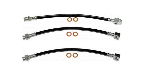 HSK0044OM - 69-72 GM A-Body (Disc) Brake Hose Kit; Rubber - SSTubes