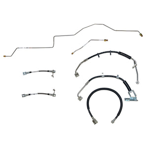 HSK0062SS- 02-05 Ram 1500 AWABS Complete Brake Hose Kit; Stainless - SSTubes