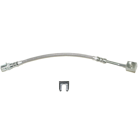 HSP0009SS- 94-95 Mustang GT ABS Front-Left Brake Hose; Braided Stainless - SSTubes