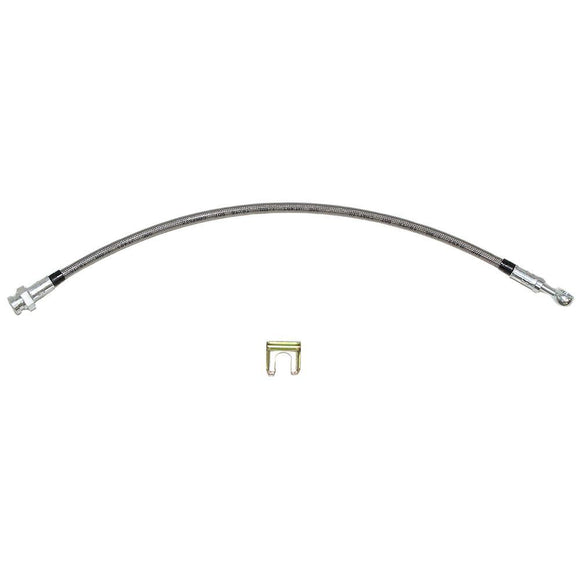 HSP0018SS- 01-07 GM 2500HD/3500 Dually Rear Axle Rear-Left Brake Hose; Stainless - SSTubes