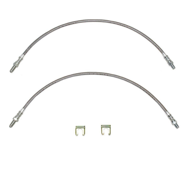 HSP0037SS- 99 Cougar Rear Brake Hose Set; Stainless - SSTubes