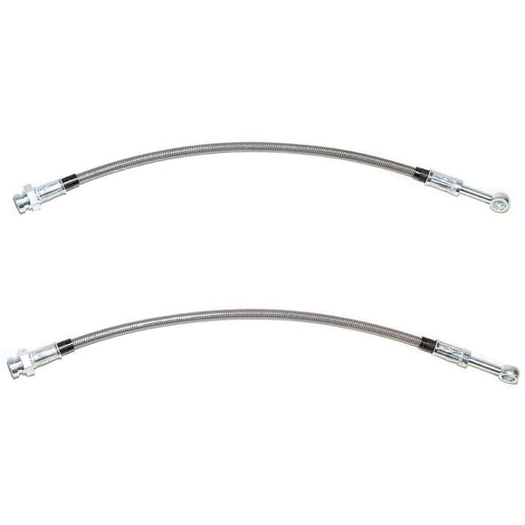 HSP0051SS -  71-72 Chevy C10 w/ Rear Coil Springs, Rear Disc Conversion, Rear Caliper Brake Hose Set; Stainless - SSTubes