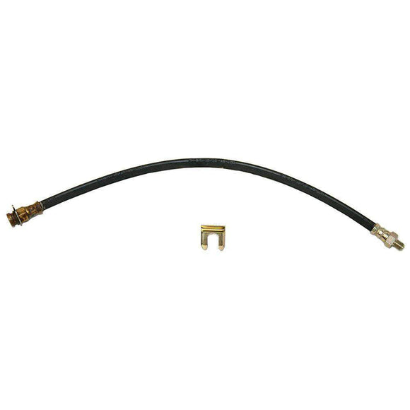 HSP4017SS- 66-67 Chevelle, El Camino, SS, Chevy II, Nova, 67 Camaro; 68 Skylark, GS; Lemans, GTO; Rear Brake Hose; Stainless - SSTubes