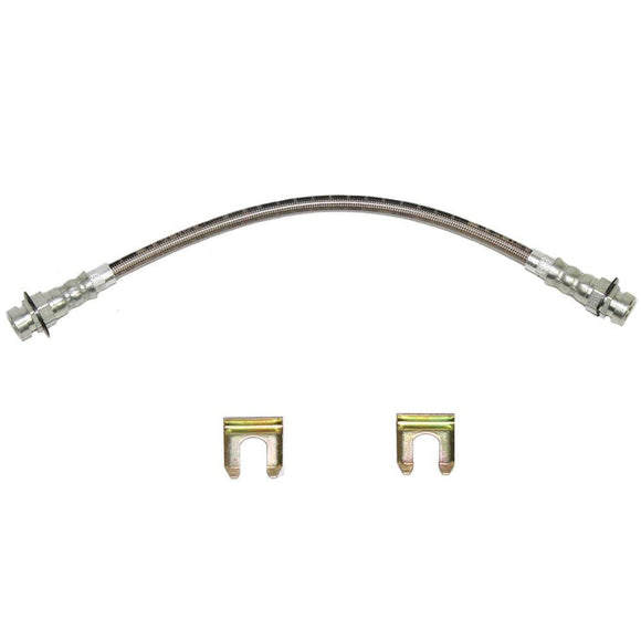 HSP4332SS- 68 Chevy Camaro, Chevy II/Nova, Chevelle, Malibu, El Camino; Rear Brake Hose; Stainless - SSTubes