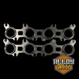Billet Header Flanges For Ford Coyote Engine