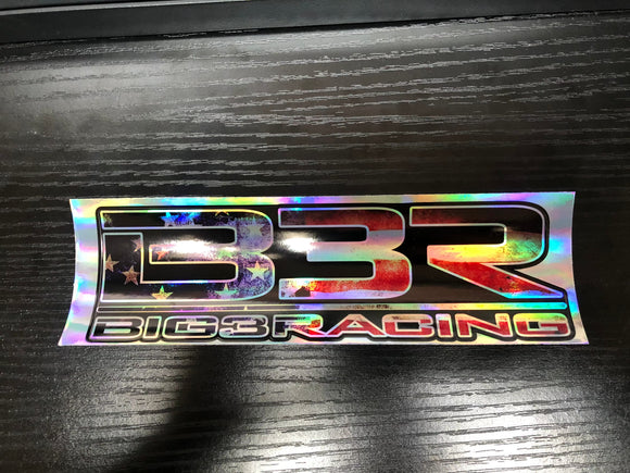 B3R Holographic USA Sticker