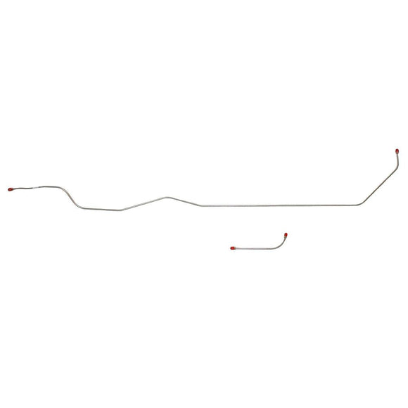 JIN6801OM- 68-70 AMX 2pc Intermediate Brake Line, Disc; Steel - SSTubes