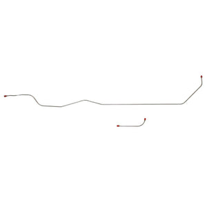 JIN6801SS- 68-70 AMX 2pc Intermediate Brake Line, Disc; Stainless - SSTubes