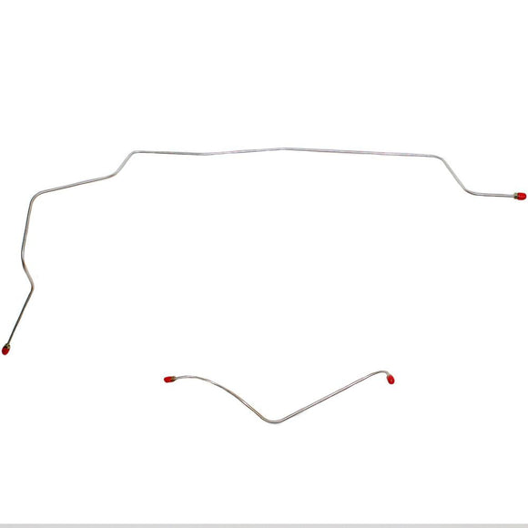 LKT6301OM- 64-65 Ford Falcon, Mercury Comet w/ Standard Brakes; 2pc Front Brake Line Set; Steel - SSTubes