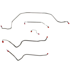 MKT7001OM- 70 Chevy Monte Carlo, Power Disc, Front 5pc Brake Line Set; Steel - SSTubes