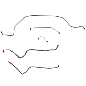 MKT7001SS- 70 Chevy Monte Carlo, Power Disc, Front 5pc Brake Line Set; Stainless - SSTubes