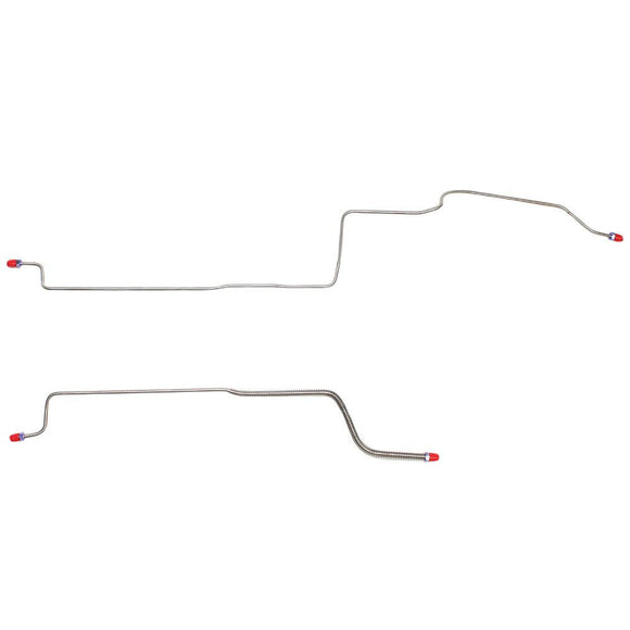 MRA7801OM- 78-80 Chevy Monte Carlo, El Camino, Rear Axle Brake Lines, 2pc; Steel - SSTubes