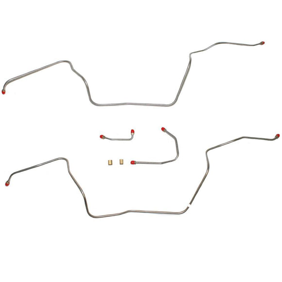 MTC8201OM- 82-88 Chevy Monte Carlo, El Camino; 200R4 Transmission Cooler Line Set; Steel - SSTubes