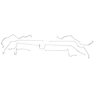 OIN1403SS- 08-14 Tundra, 4wd, Crew Cab, Short Bed, Intermediate Brake Line Kit; Stainless - SSTubes