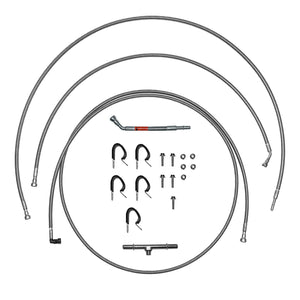 QFF0028SS - 2011-17 Chevy Equinox w/ 3.0L V6 engine; Quick Fix Fuel Kit; Braided Stainless - SSTubes