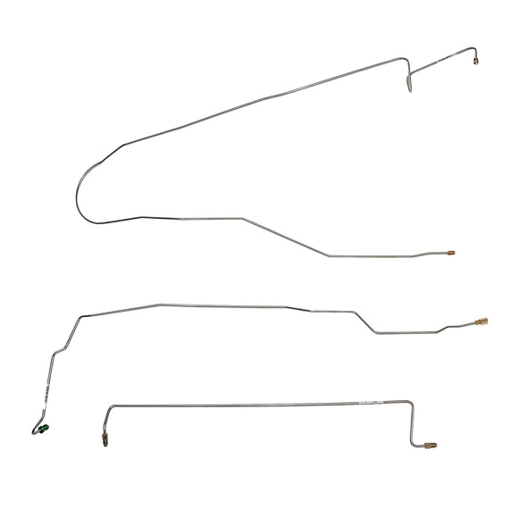 RIN0310SS - 2003-10 Dodge Viper, Intermediate Brake Lines; Stainless - SSTubes