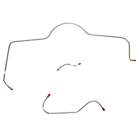 RKT6513SS- 65 Mopar B-Body, Dual M/C Conversion QPV/STD; Front Brake Line Kit; Stainless - SSTubes