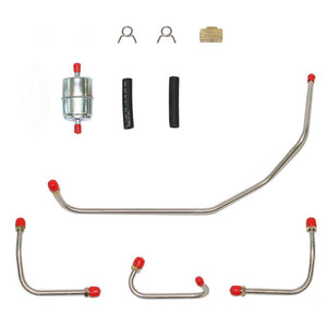 RPC6611OM- 66-74 Mopar B-Body, Holley Dual Feed Set; Steel - SSTubes