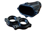 Billet Y Manifold -16AN ORB Female to 2x-12AN ORB Female