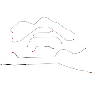 SCK5602OM- 56 Ford Thunderbird Power Brake Line Kit, 7pc; Steel - SSTubes