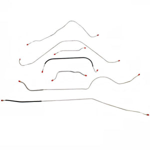 SCK5702OM- 57 Ford Thunderbird Power Brake Line Kit, 7pc; Steel - SSTubes