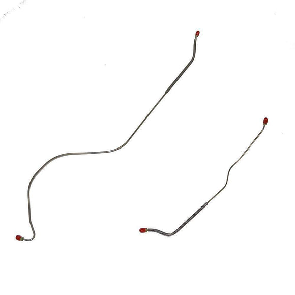 SRA5801SS- 58-60 Ford Thunderbird; 2pc Rear Axle Brake Line Set; Stainless - SSTubes